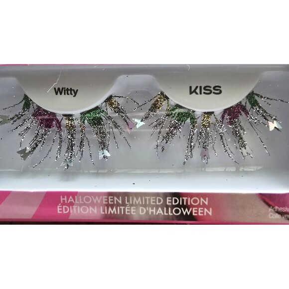 KISS Glitter False Eyelashes Halloween Limited Edition Scary Clown LOT OF 6 - Picture 2 of 4